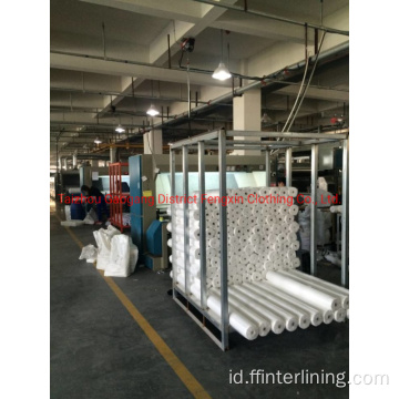Garments 100% Polyester Non Woven Interlining Fabric